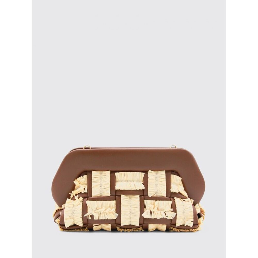 Themoire Clutch Woman Brown